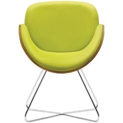 Pledge Spirit Tub Chair With Wooden Shell & Wire Frame