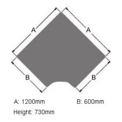 NEXT DAY InterAct Corner Cable Managed Desks 9 NEXT DAY InterAct Corner Cable Managed Desks -Office Comfort 114983