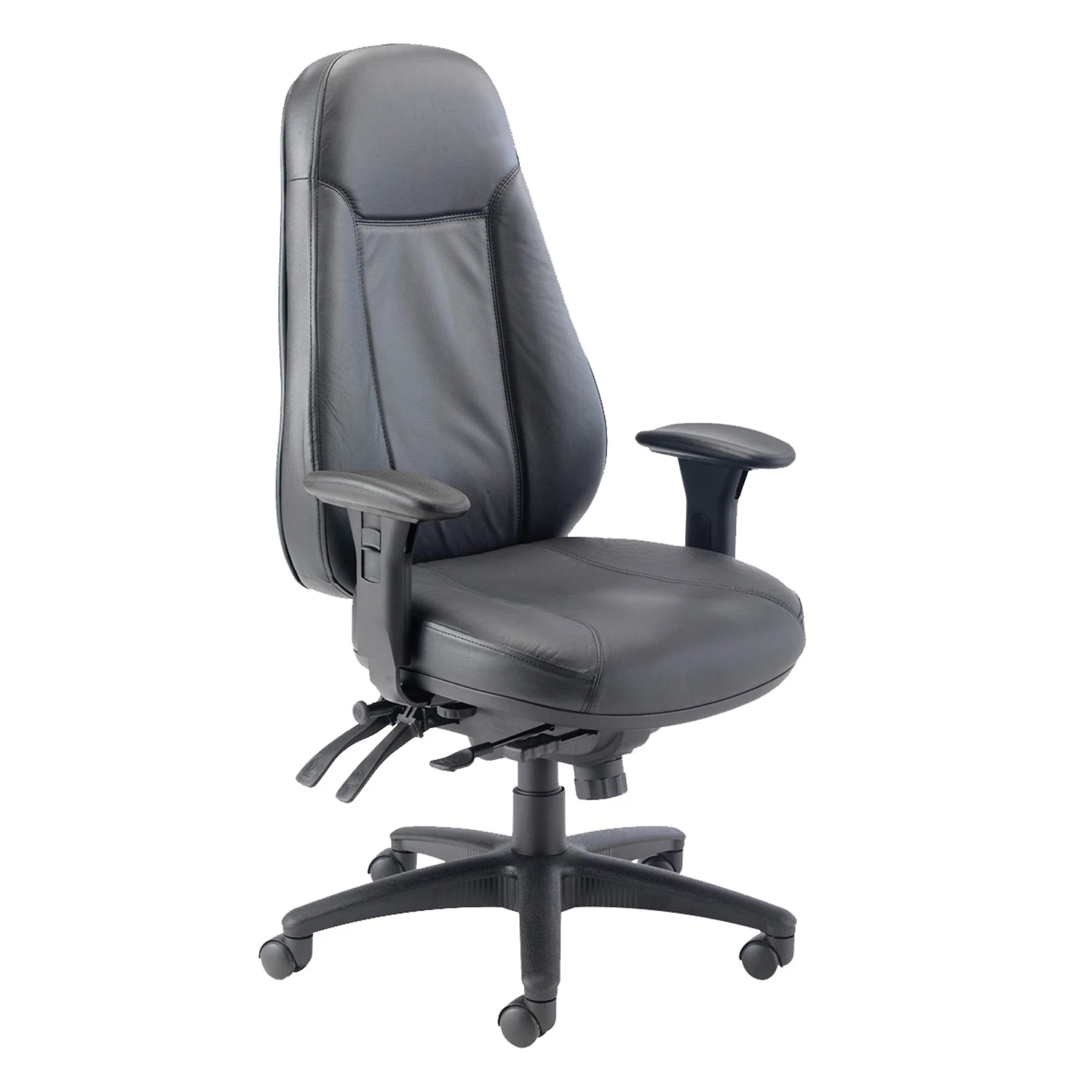 Cheetah II 24 Hour Leather Faced Operator Chair 3 Cheetah II 24 Hour Leather Faced Operator Chair